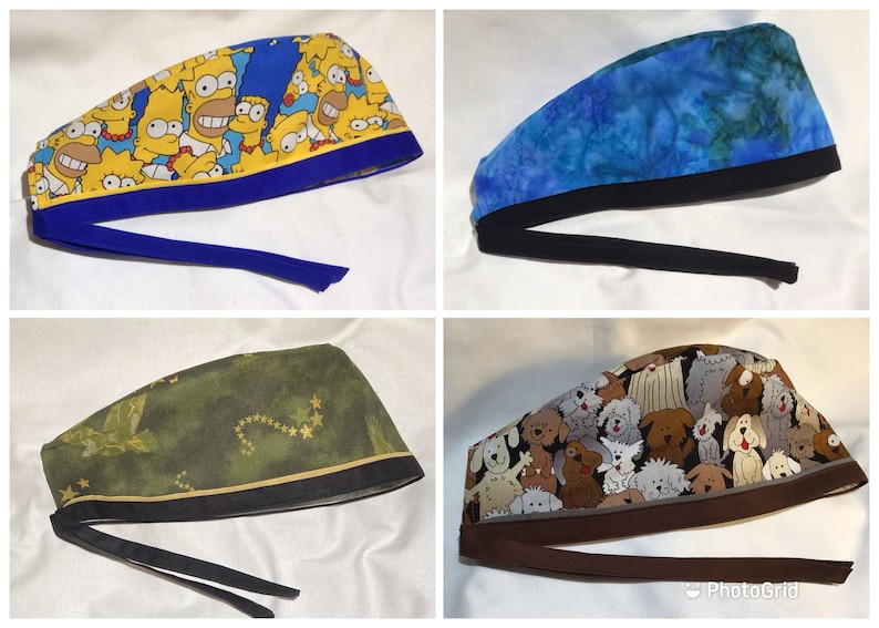 Men's Scrub Cap short Hair Best Scrub Cap Etsy