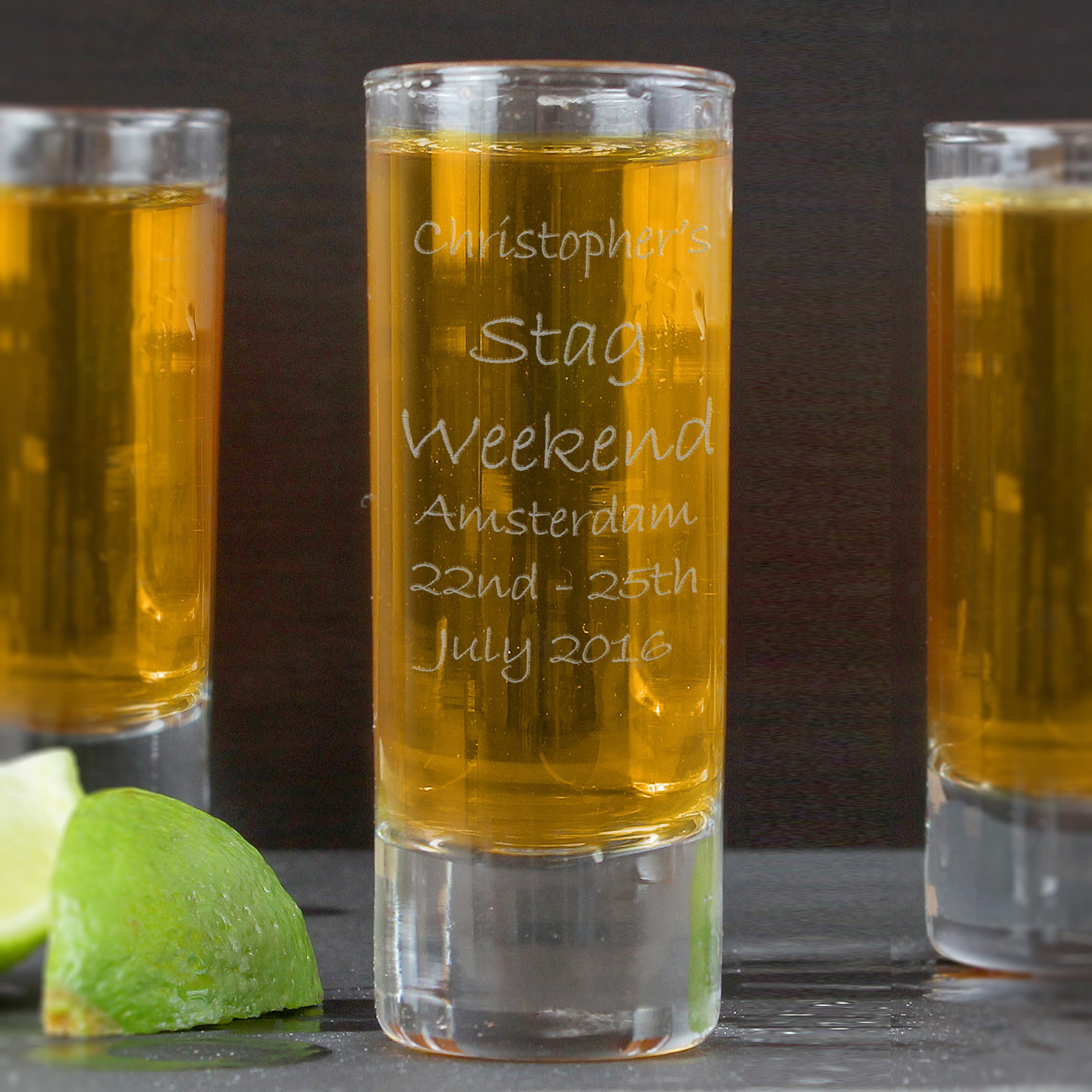 Personalised Shot Glass Choose Design Etsy