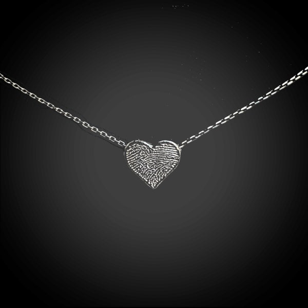 Deceased Fingerprint Jewelry Etsy