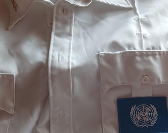 Korean War Veteran Shirt- Dress Shirt- Korean War Patches- 2 War Insignias-Military Dress Shirt- First Class- gift idea- Military- KWVA-Sale