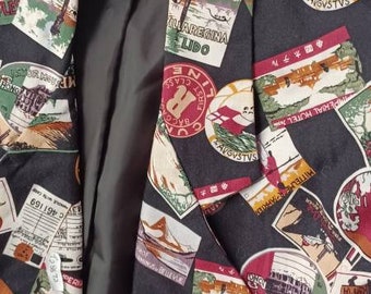 Chaqueta con temática de viajes - Blazer - Chaqueta Westbound - Chaqueta ligera - Chaqueta de algodón - Blazer para cenas de vacaciones - Chaqueta unisex - Chaqueta deportiva - en oferta