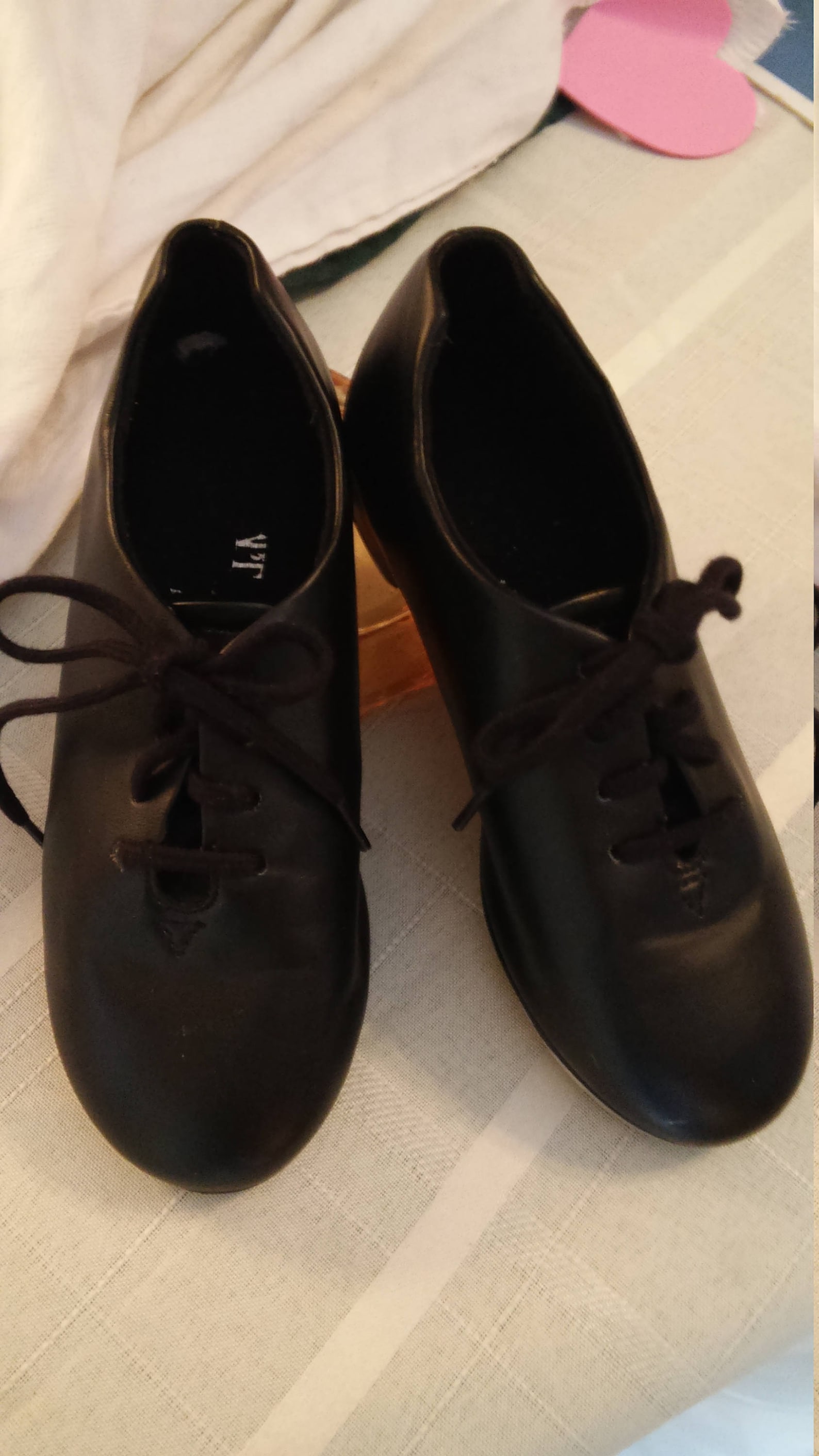 reduced - american ballet theater tap shoes - spotlights - black - girls