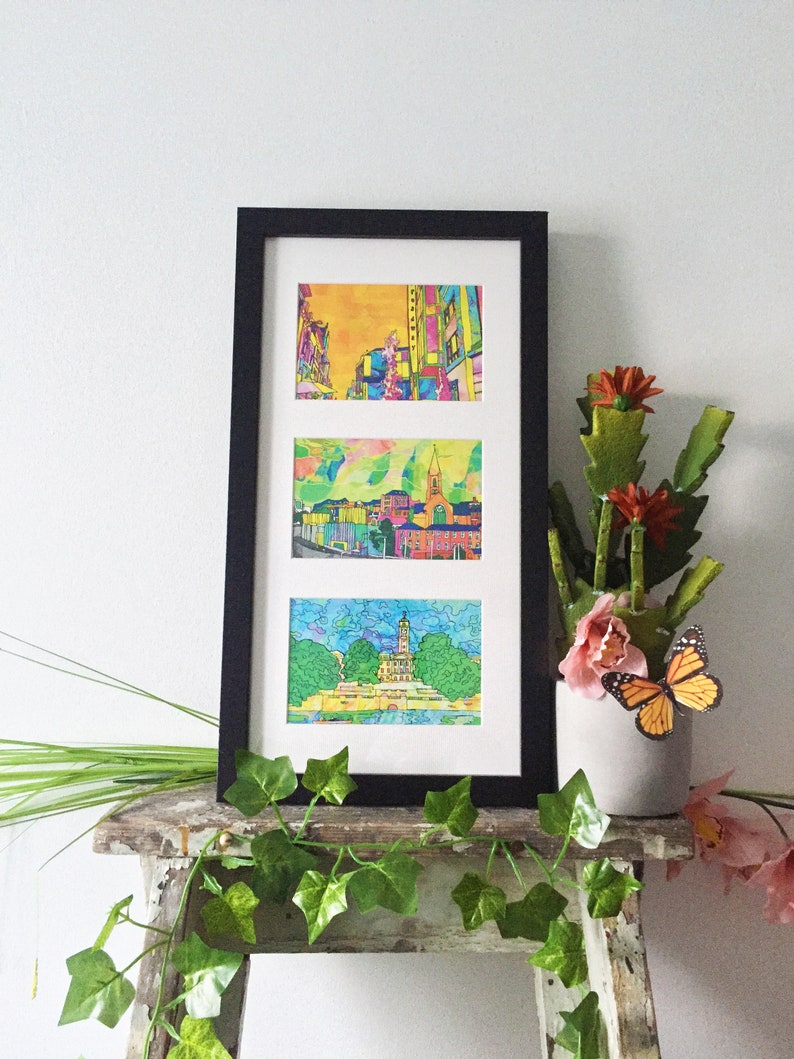 Highfields Lake University of Nottingham Campus Illustration | Etsy