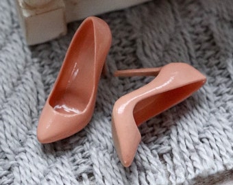 1:12 miniature DIY not painted High Heel pair 3d printed