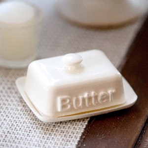 1:12 miniature dollhouse butter breakfast 3d printed Bild 1