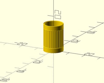 3D model STL file ripped can