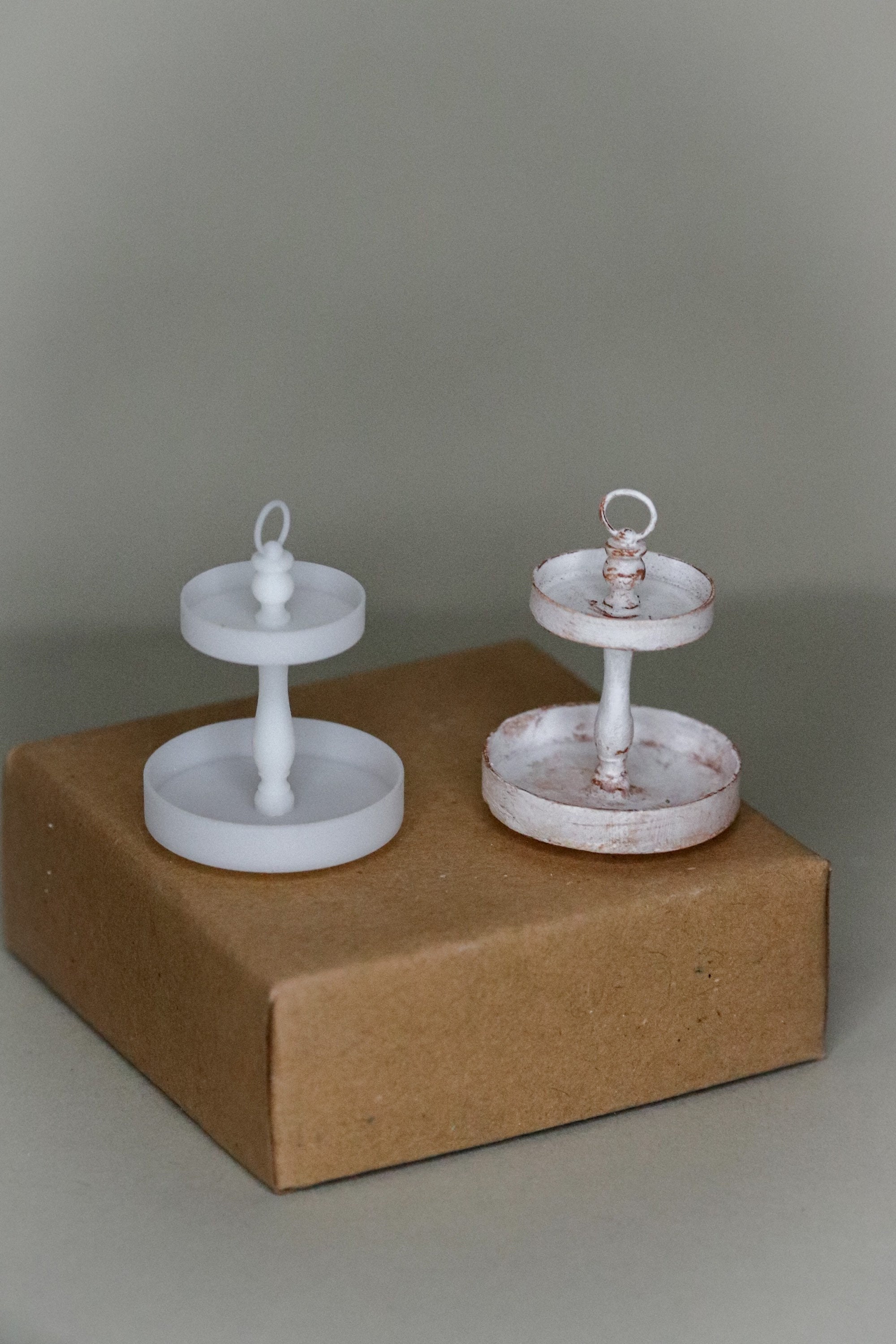 1 12 Miniature Etagere Autum Stag Tier 3d Printed Etsy