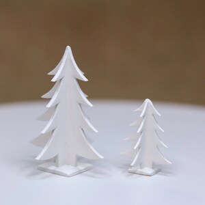 1:12 miniature Christmas Tree duo 3d printed