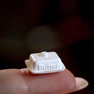 1:12 miniature dollhouse butter breakfast 3d printed Bild 4