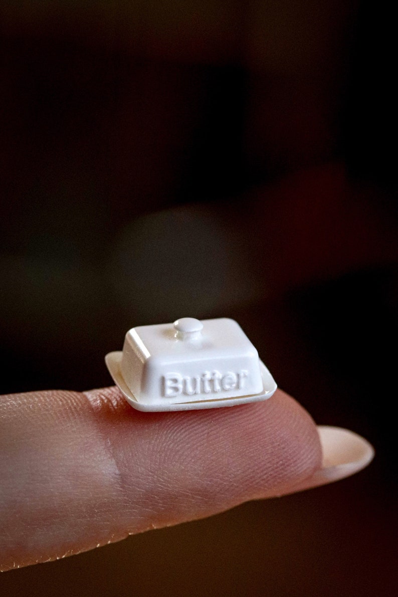 1:12 miniature dollhouse butter breakfast 3d printed Bild 4