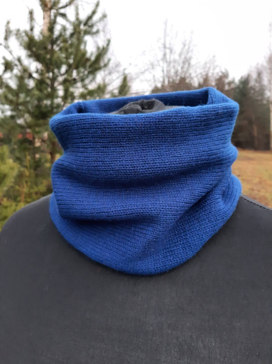 Cashmere Merino Scarf Knitted Wool Scarves Infinity Scarf Etsy New