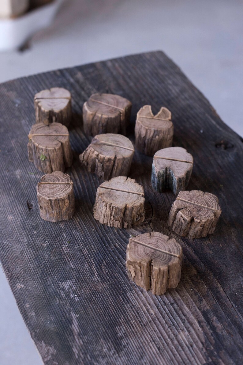 50 Wood Wedding Place Card Holders Rustic Name Card Holder Etsy