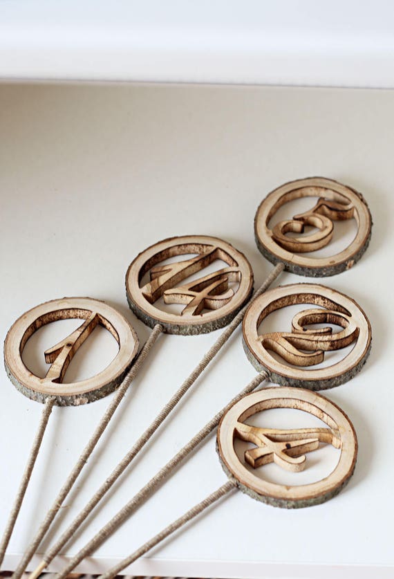 Table Numbers With Dowel Round Rustic Dowel Round Table Numbers Rustic, Round Brass Table Numbers