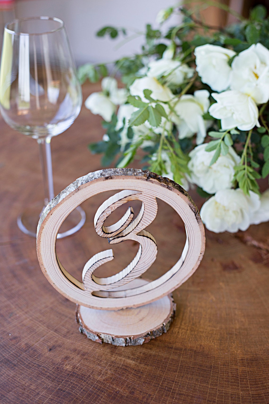 Wood table numbers for restaurant rustic table numbers free Etsy