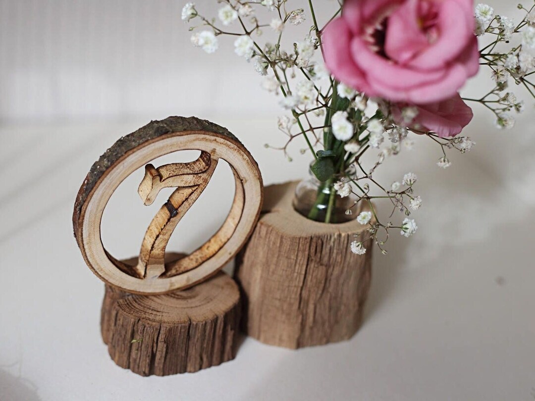 Set of 4 Wood Coasters, Wooden Drink Coasters, Ready to Use Coffee Table  Coasters, Housewarming Gift 