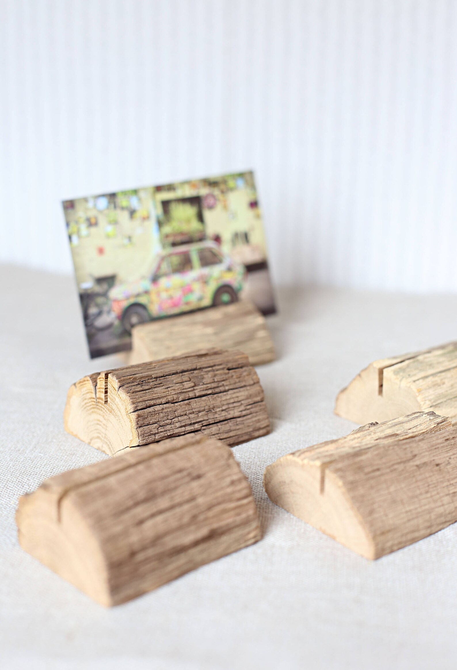 30 Rustic card holders wood card holder name card holder Etsy