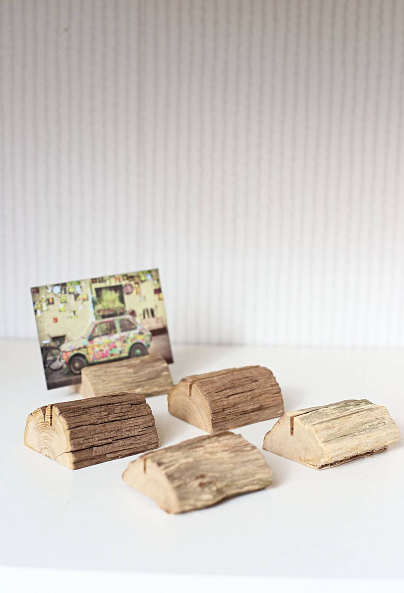 20 Wood wedding card holders Wedding place card holder Etsy