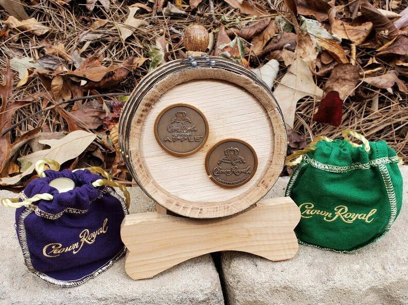 Download Crown Royal Regal Apple or Traditional Crown Logo Brass | Etsy