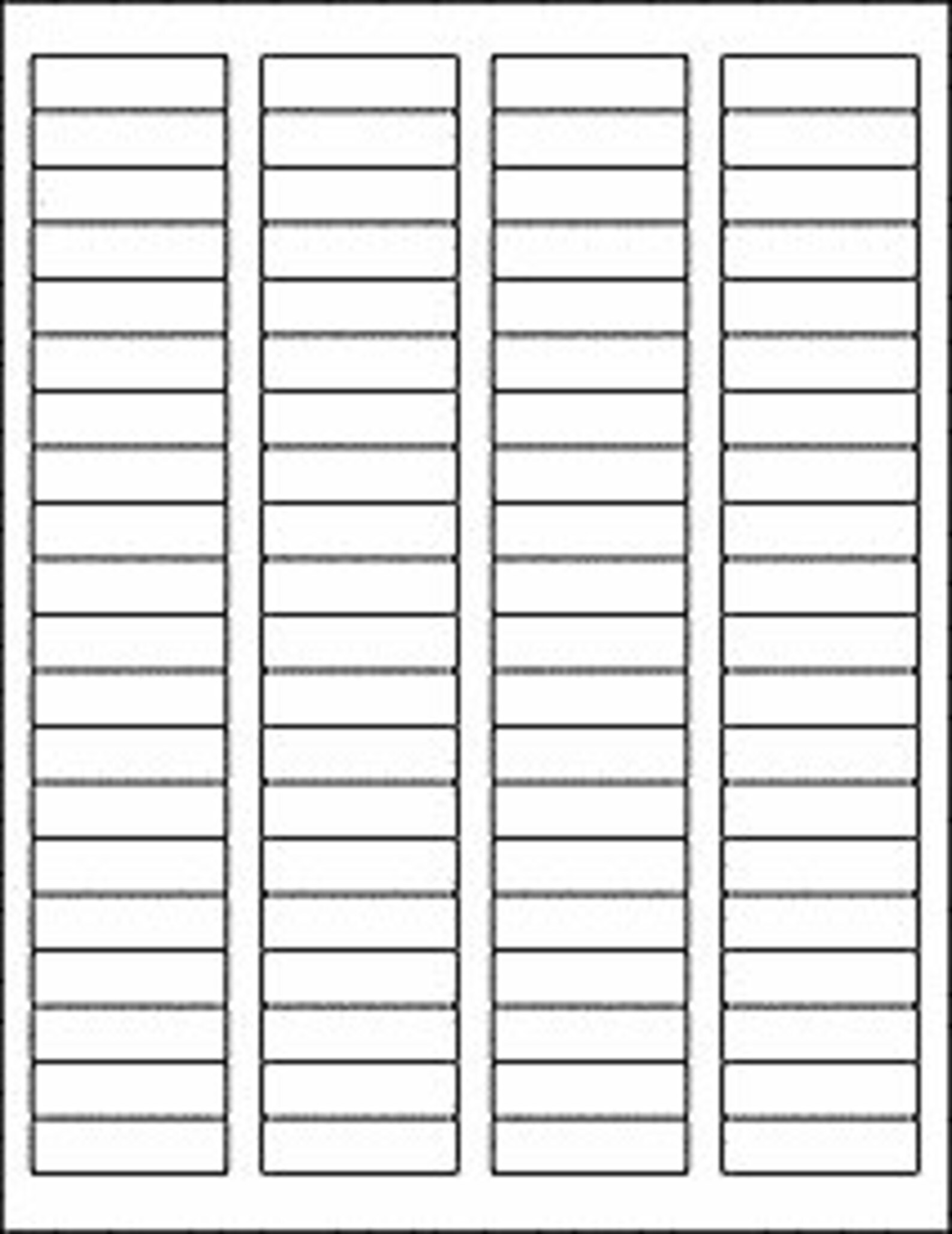 400 Blank Return Address Labels 1 75 X 5 FREE Etsy