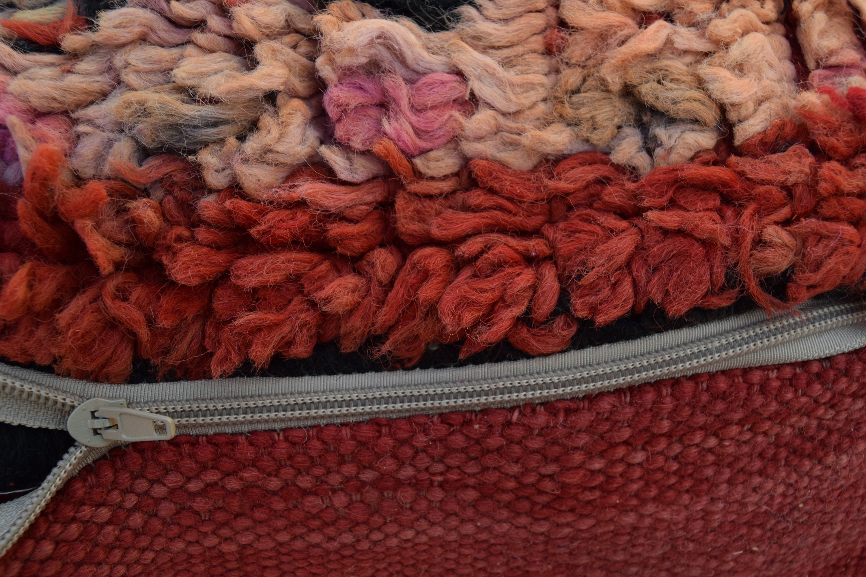 Marroquí puf Vintage suelo marroquí cojín hecho a mano Berber | Etsy