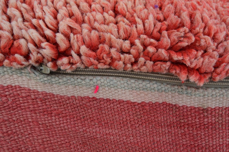 BEST OFFER 20/% Vintage Floor pillow Moroccan Berber Home design Handmade Kilim pouf Berber Square footstools Furniture Multicolor