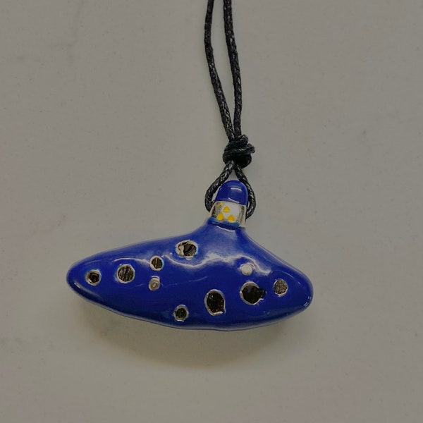 Zelda Inspired Ocarina Pendant - Eye-Catching Game Series Accessory, Perfect Fan Gift, Collector's Charm