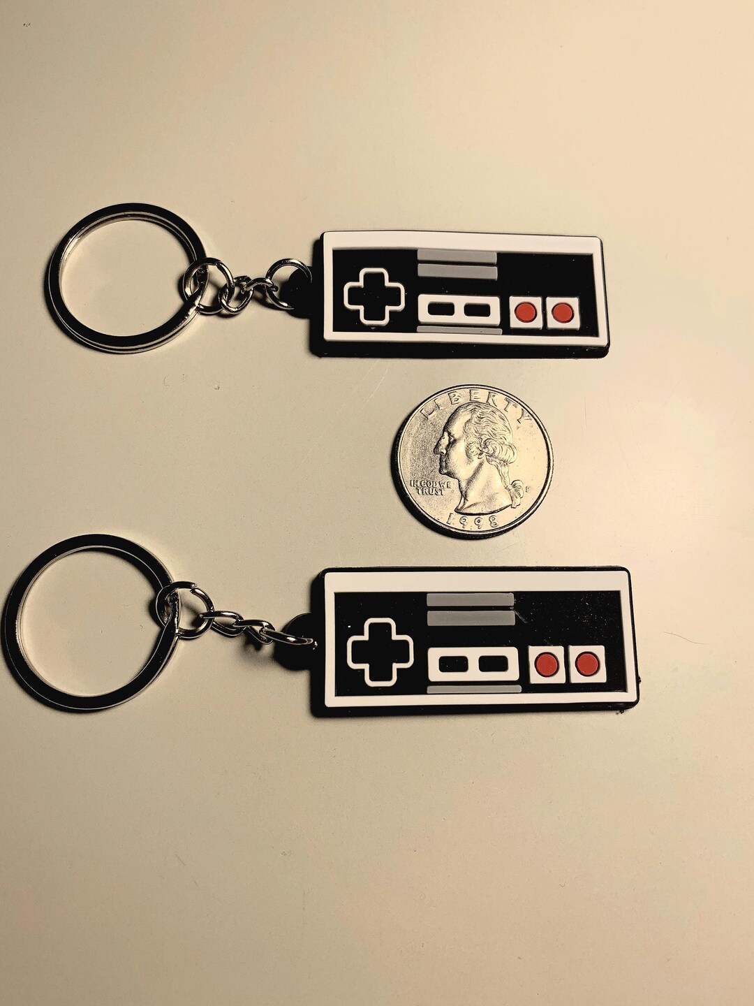 Fat Controller Keychain Nintendo Style Game Controller Keychain Set of 2: Video Game Gift - Etsy