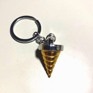 Spiral Drill Necklace or Keychain Gurren Lagann Cosplay Jewelry
