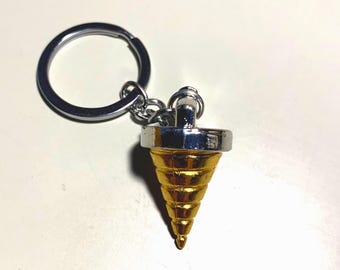 Spiral Drill Necklace or Keychain Gurren Lagann Cosplay Jewelry