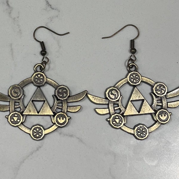 Long Colorful Statement Earring- “Zelda”