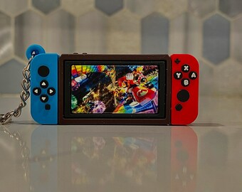 Super Mario Kart Keychain - Unique Game-Inspired Accessory, Nintendo Switch & Classic NES Fan Gift