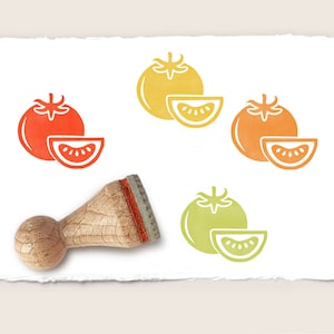Mini tampon en caoutchouc TOMATE Ø 15 mm / 0,59 pouce