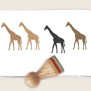 Ministempel Mini-Stempel GIRAFFE Ø 15 mm