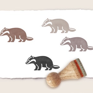 Mini rubber stamp BADGER Ø 15 mm / 0.59 inch