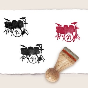 Rubber stamp DRUM KIT Ø 15 mm