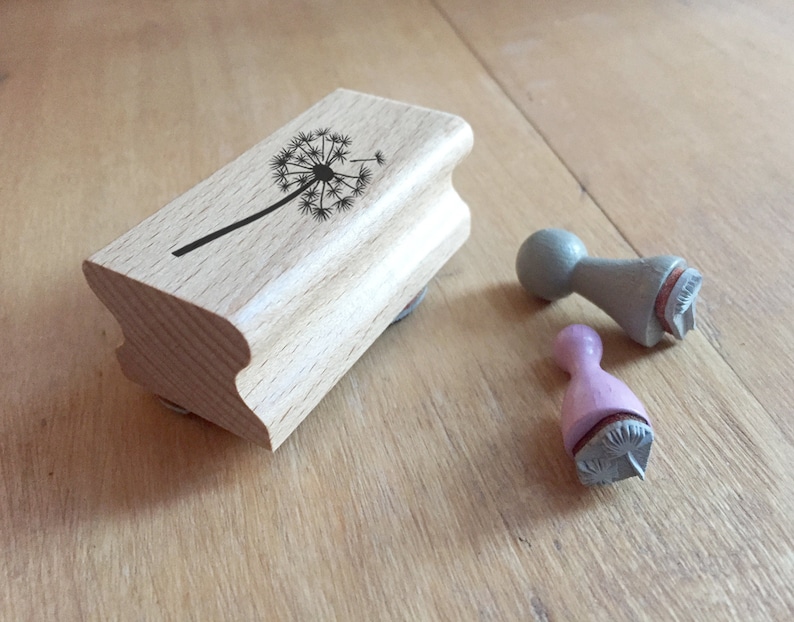 Rubber stamp set BLOWBALL 3 pieces