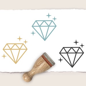 Ministempel Mini Stempel DIAMANT Ø 12 mm