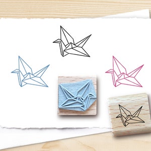 Stempel ORIGAMI KRAAN 20 mm / 0,79 inch