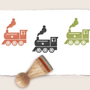 Ministempel Mini-Stempel LOKOMOTIVE Ø 15 mm