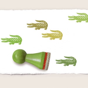 Stempel KROKODIL Ø 15 mm Ministempel