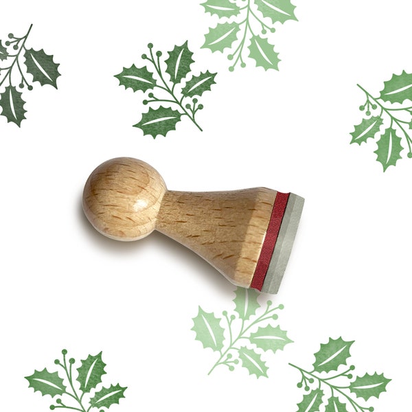 Ministempel ILEX-ZWEIG Ø 15 mm Stempel