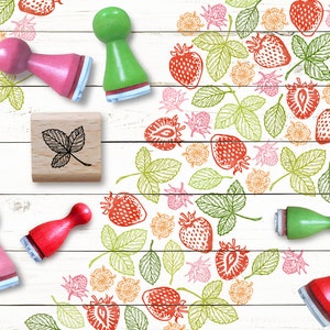 Set di 7 timbri FRAGOLE / Set di timbri Fragola