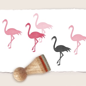Ministempel Mini-Stempel FLAMINGO Ø 15 mm