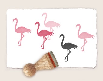 Ministempel Mini-Stempel FLAMINGO Ø 15 mm