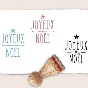 Mini pieczątka JOYEUX NOEL Ø 15 mm