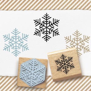Timbro di gomma FIOCCO DI NEVE NO. 3/3 cm / 1,18 pollici