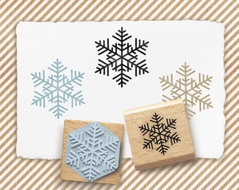 Sello de goma COPO DE NIEVE N.º 3 / 3 cm / 1,18 pulgadas