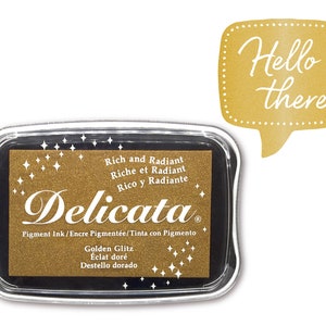 Delicata Stempelkissen GOLDEN GLITZ Metallic