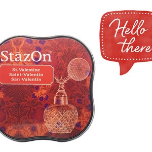 Tampone di inchiostro permanente StazOn Midi ST. VALENTINE
