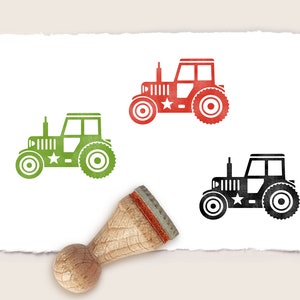 Ministempel Mini Stempel TRAKTOR Ø 15 mm